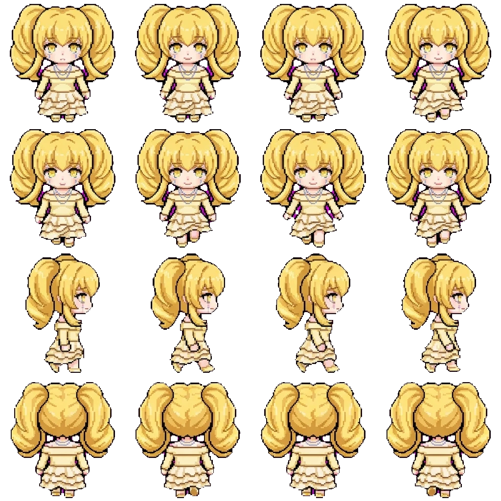 Milly movement sprite