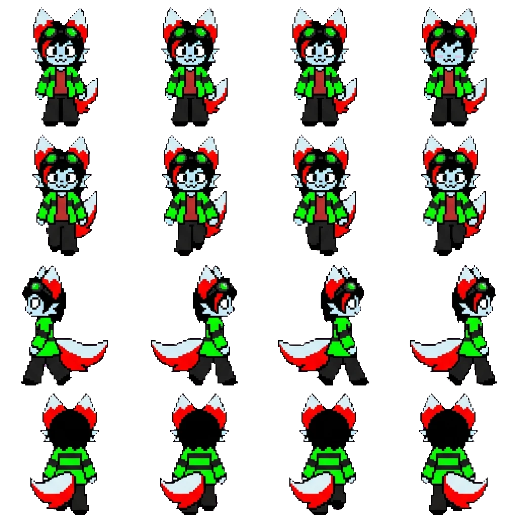 Mikaela movement sprite