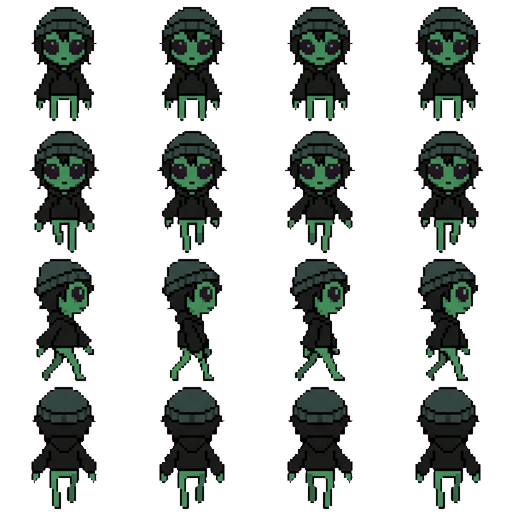 Jun movement sprite