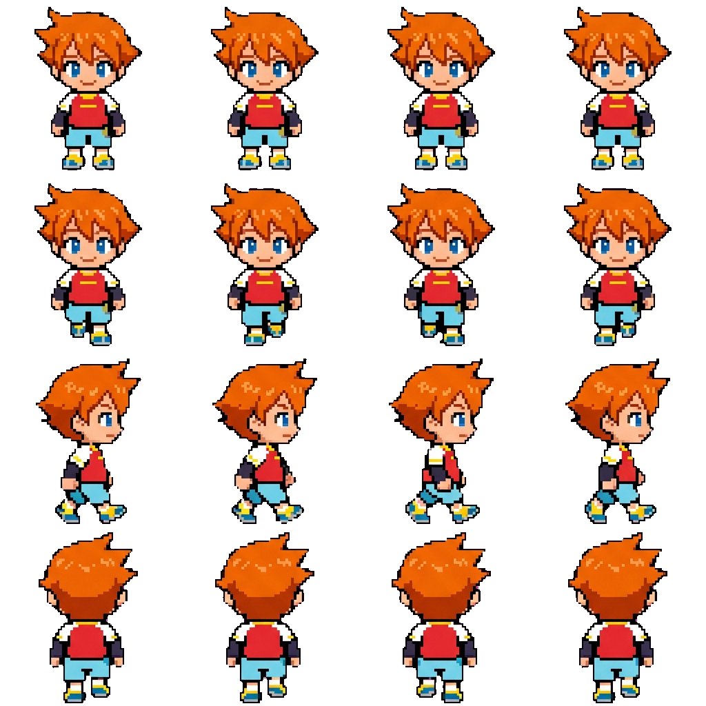 Chris movement sprite