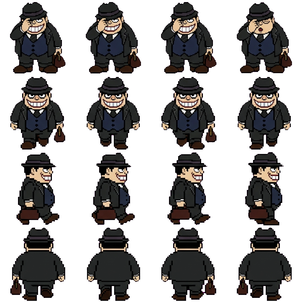 Moguro Fukuzou movement sprite