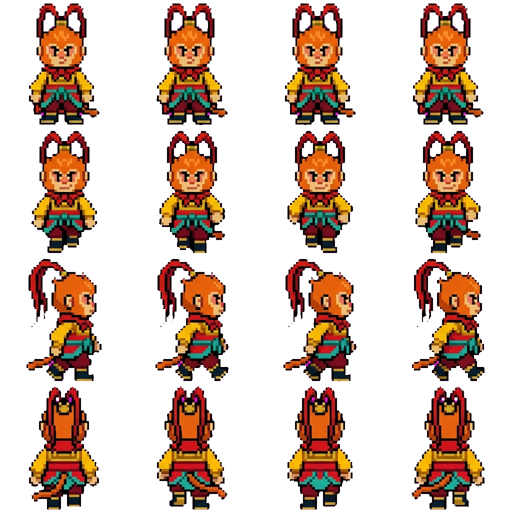 Sun wukong movement sprite