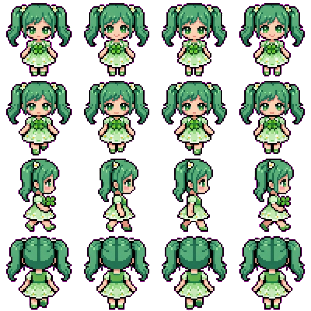 Lucky movement sprite