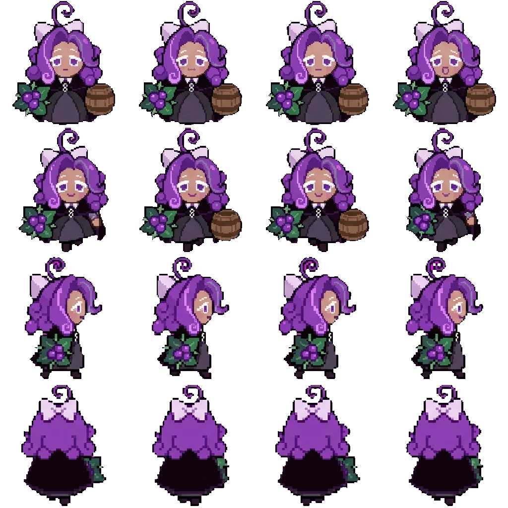 Grapevine movement sprite