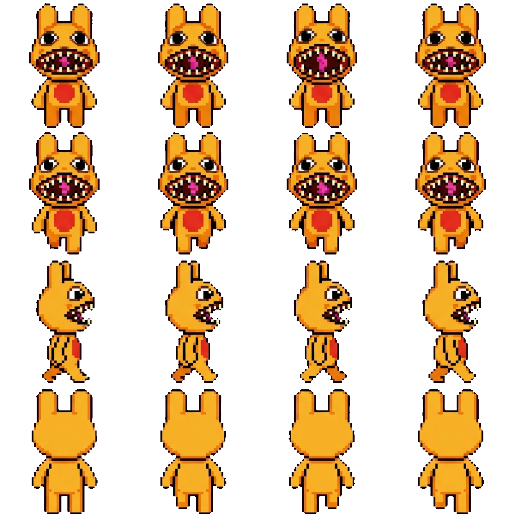 Spots movement sprite