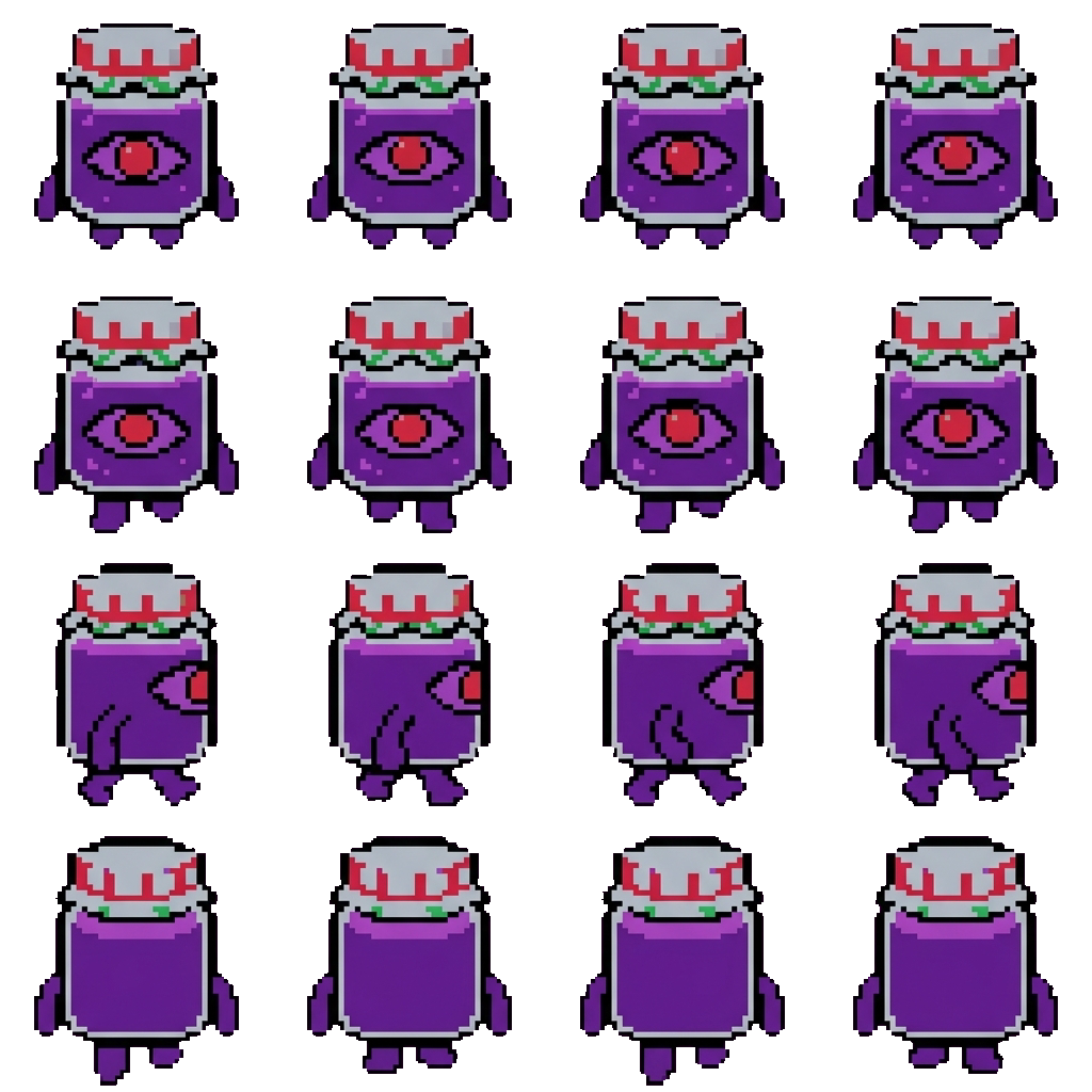 Jelly movement sprite