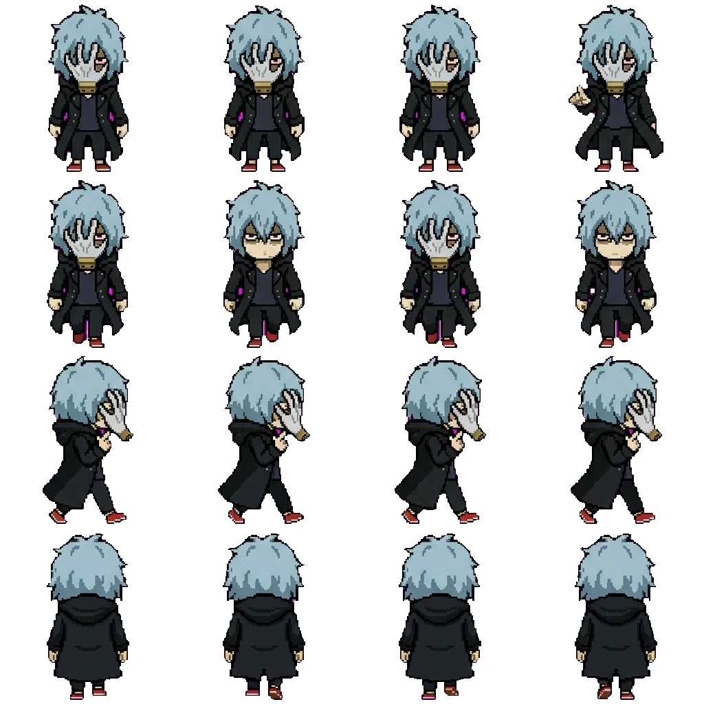 Tomura Shigaraki movement sprite