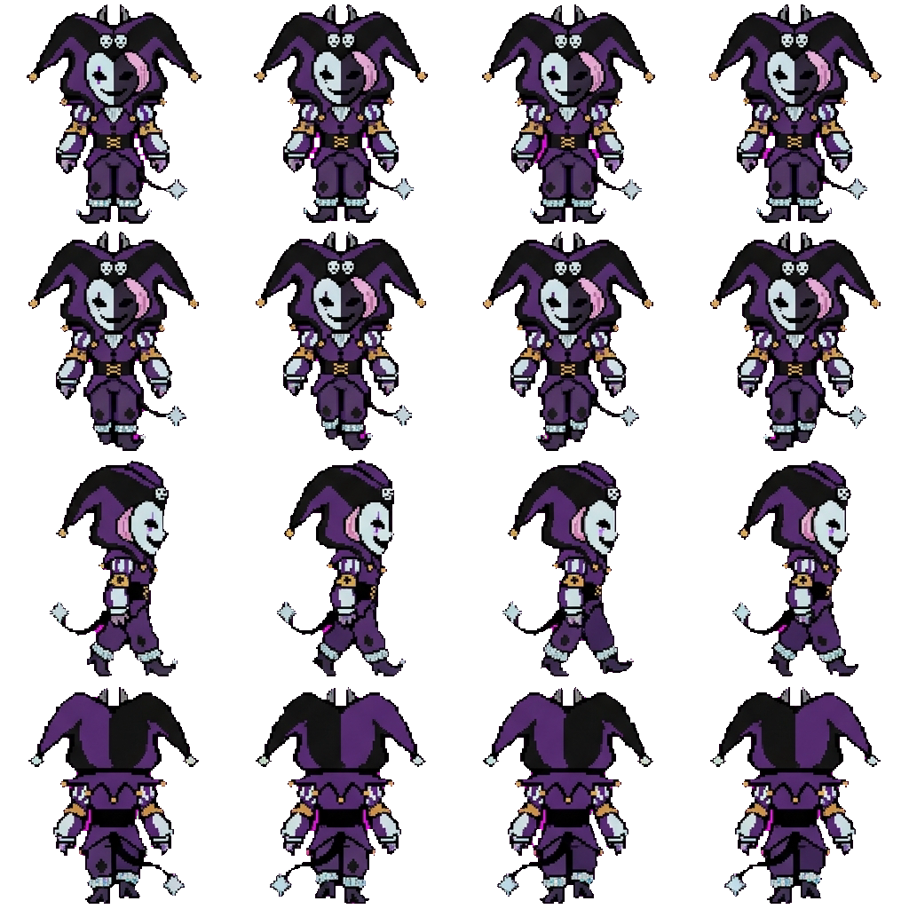 Jester funny movement sprite