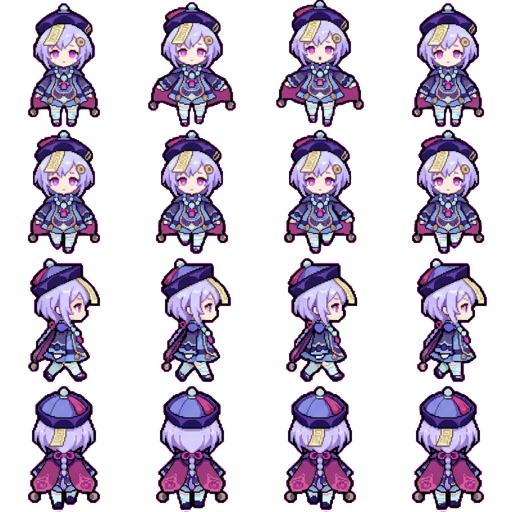 Qiqi movement sprite