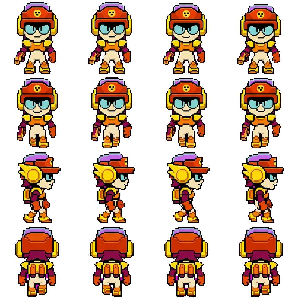 Larry movement sprite