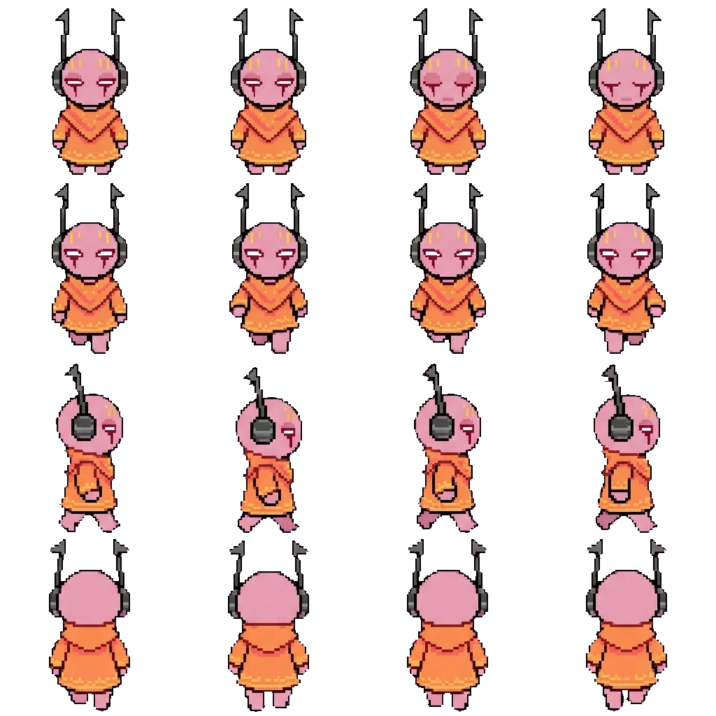 Five Pebbles movement sprite