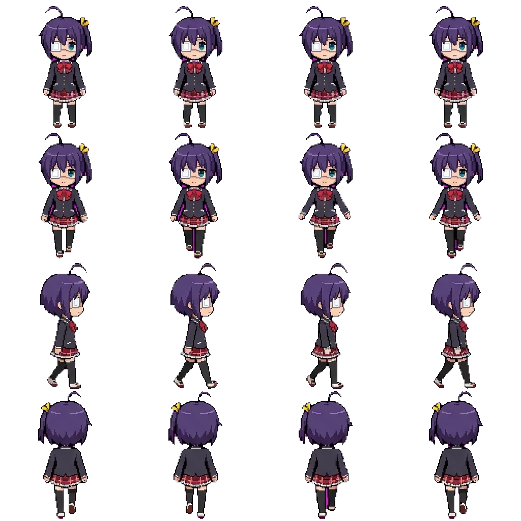 Рика. movement sprite