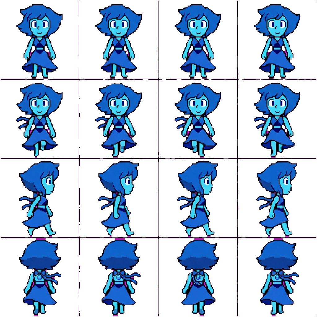 Lapis Lazuli movement sprite