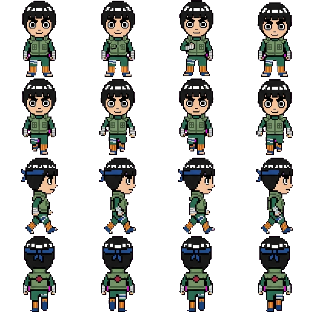 Rock Lee movement sprite