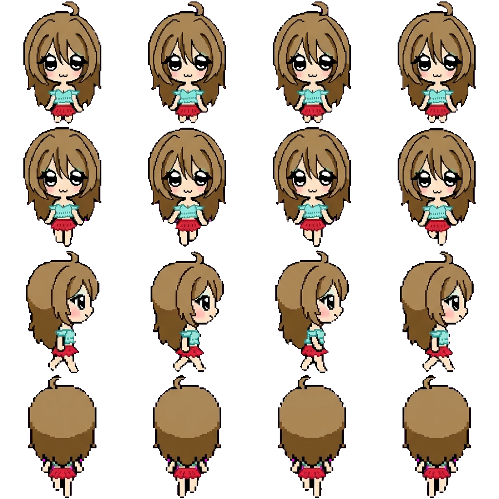 Gelline movement sprite