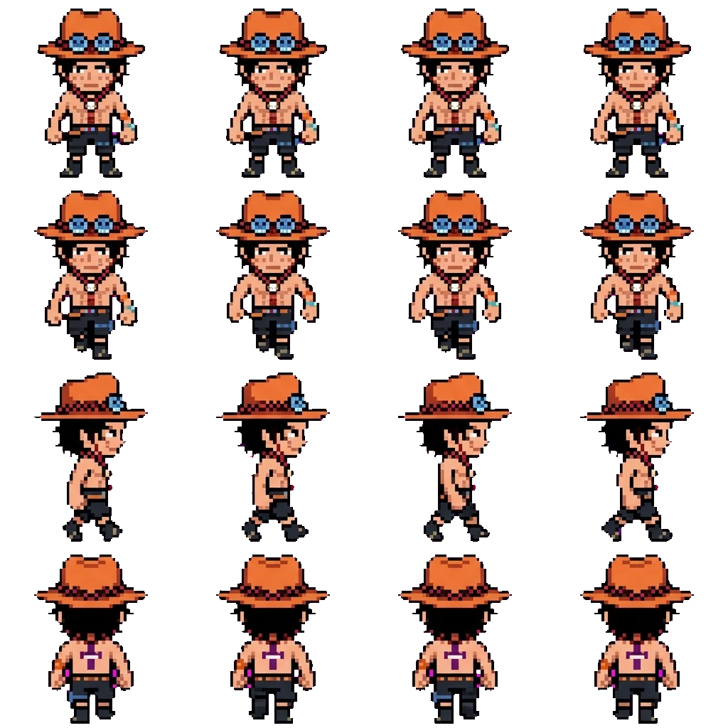 Ace movement sprite