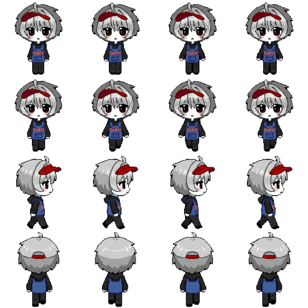 Guest movement sprite