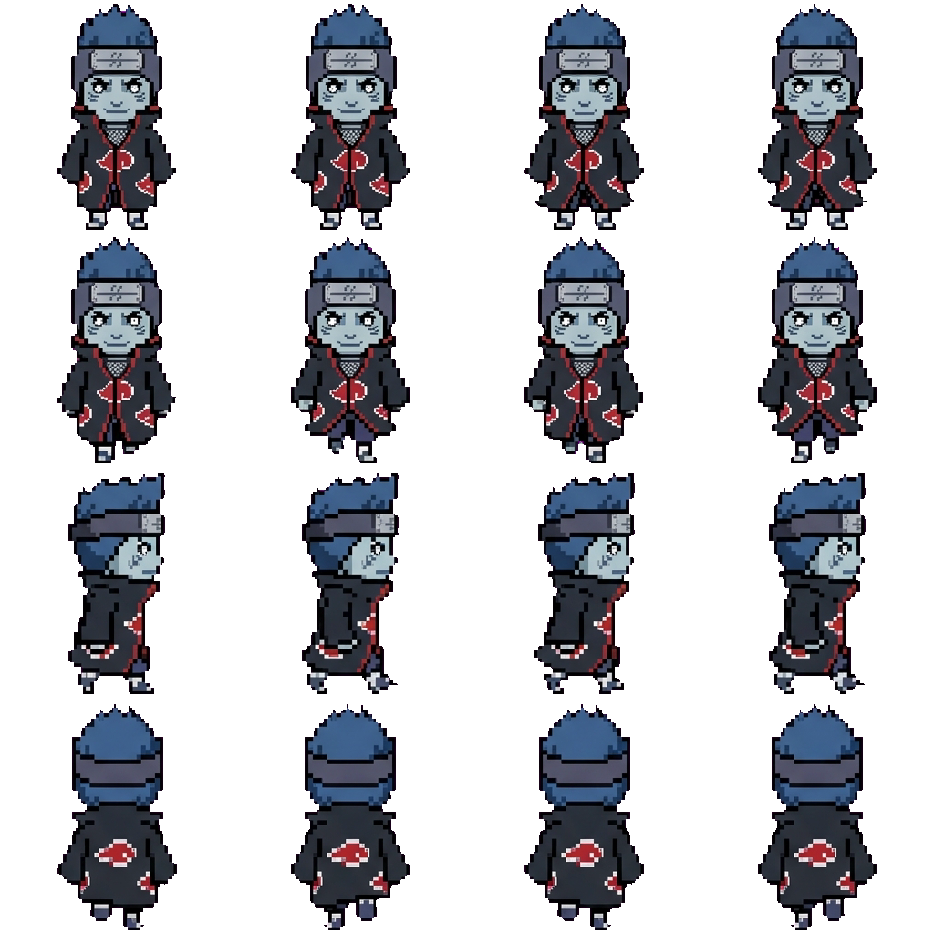Kisame Hoshigaki movement sprite