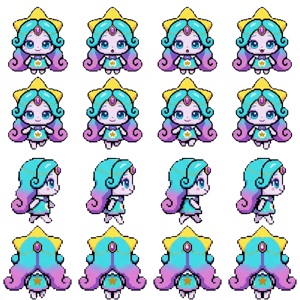 Sparkleping movement sprite
