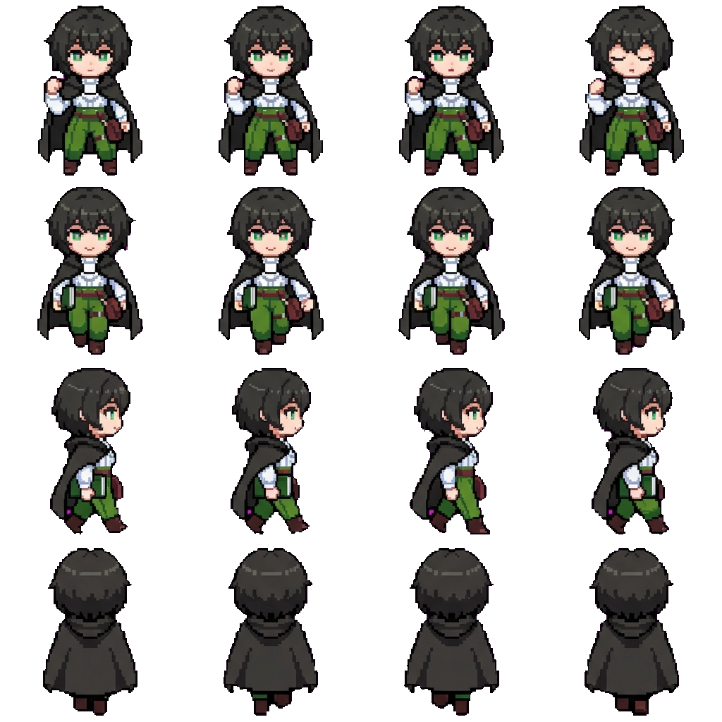 จีน่า movement sprite