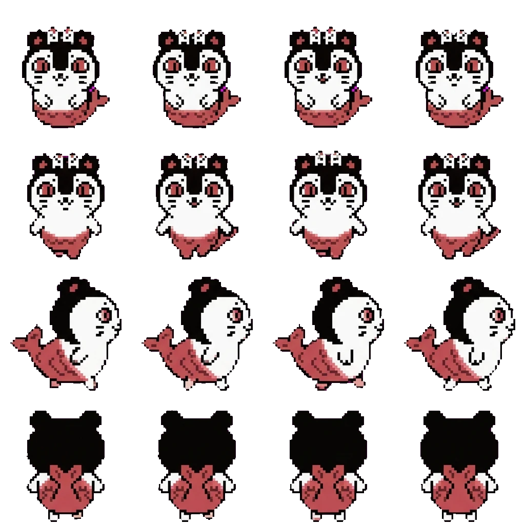 Siren movement sprite