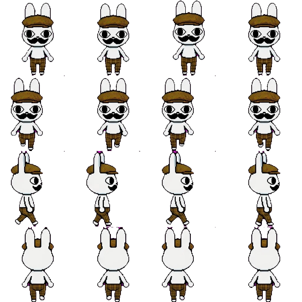 Barney movement sprite