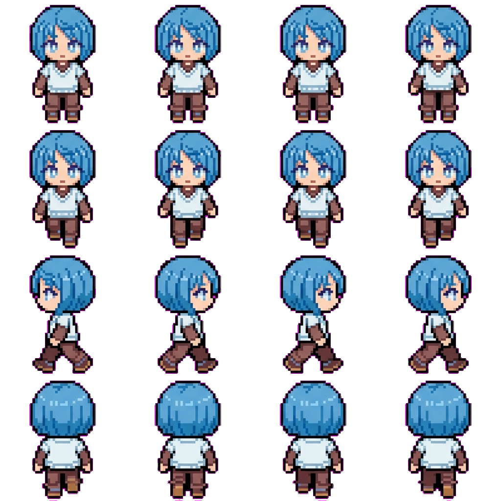 Nozomi movement sprite
