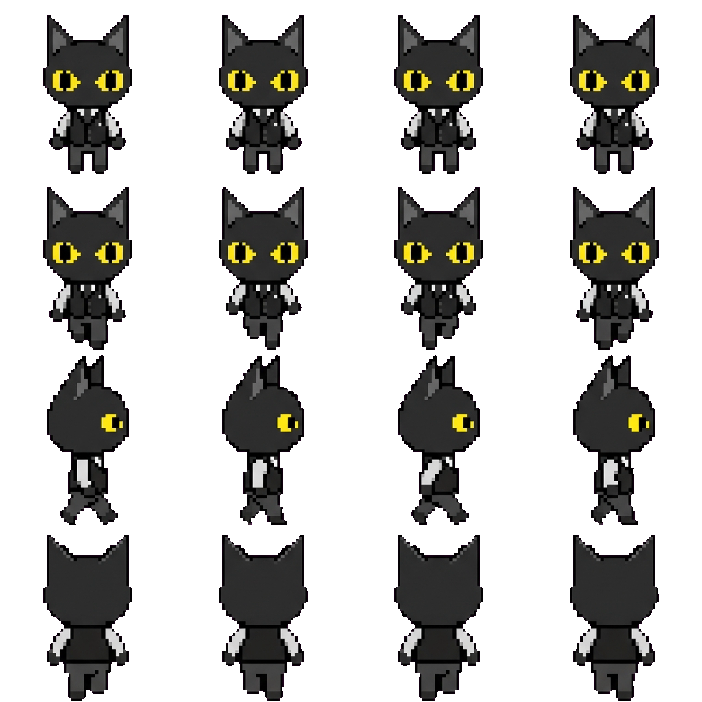 Secret agent movement sprite
