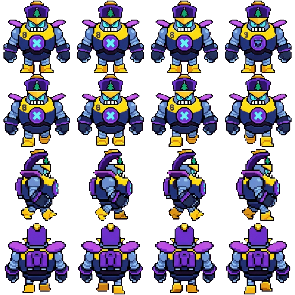 Canica pendeja (bolt) movement sprite