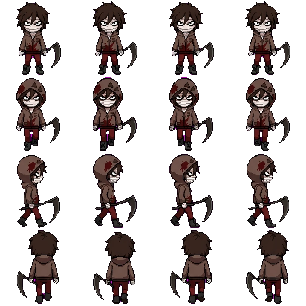 Zack movement sprite