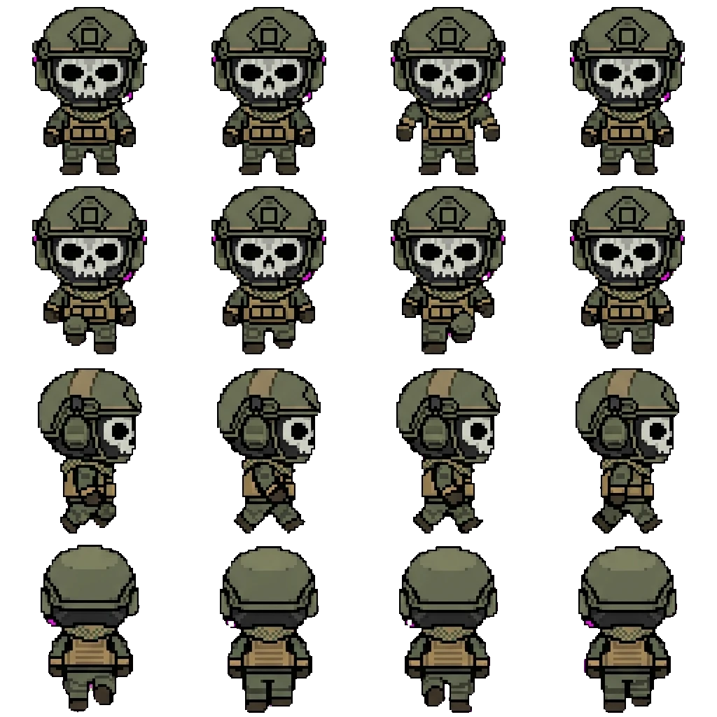 Ghost movement sprite