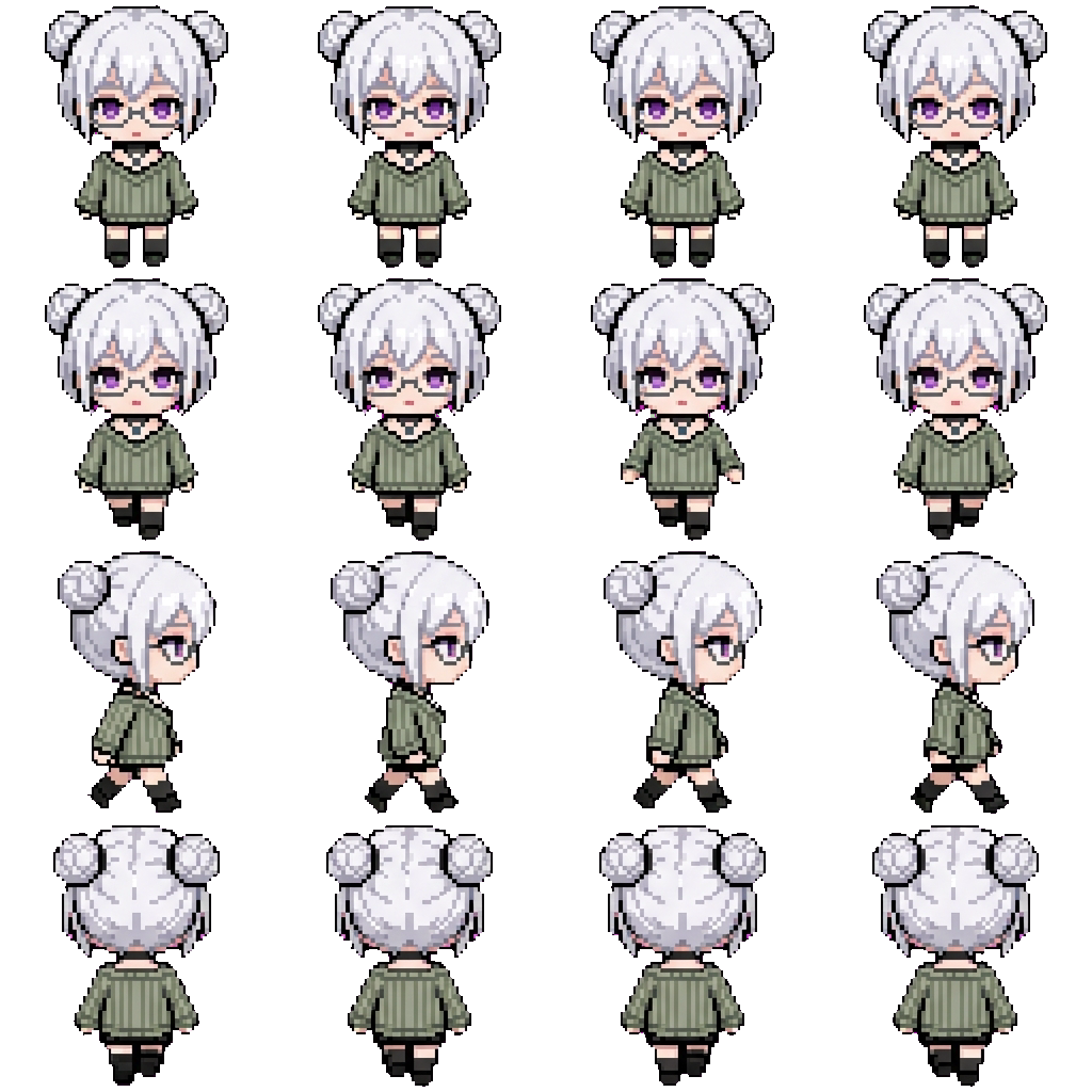 Erina movement sprite