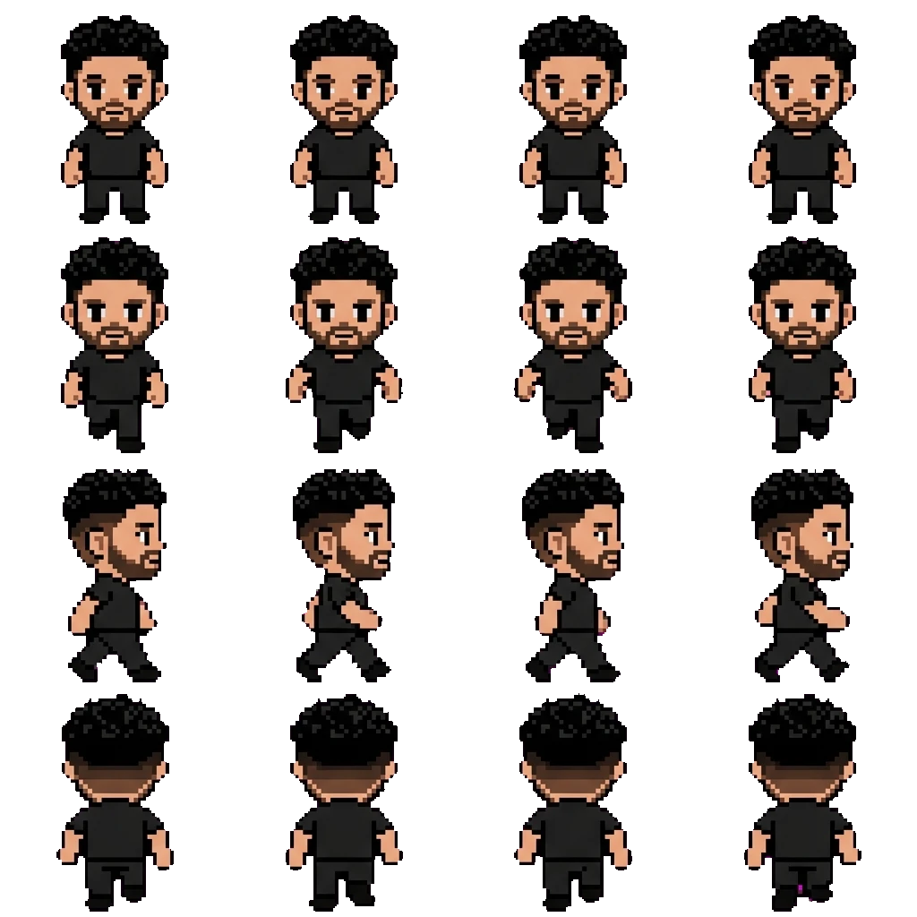 Aaron movement sprite