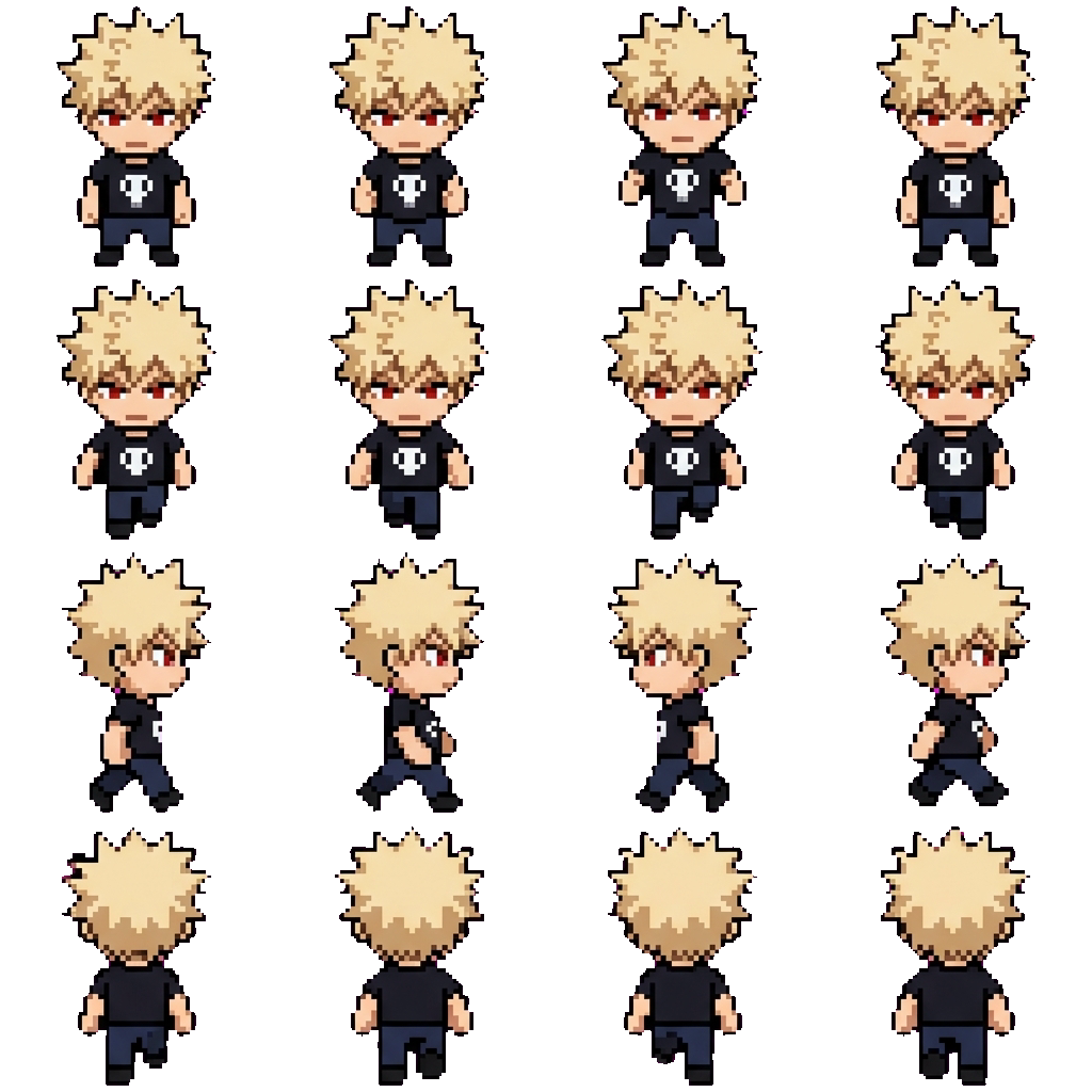 Katsuki bakugo (Kacchan) movement sprite