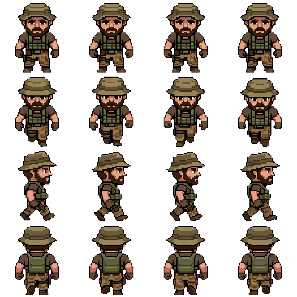 Джон Прайс movement sprite