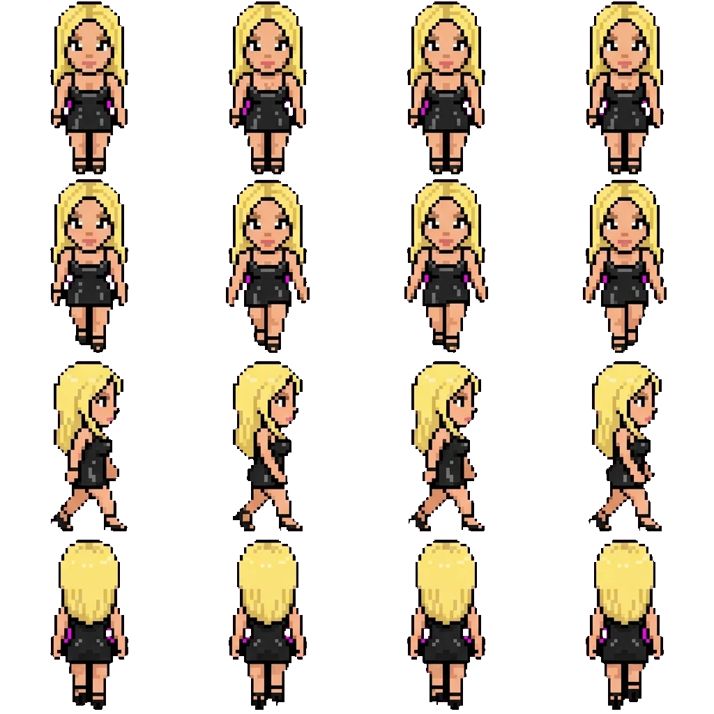 Grace movement sprite