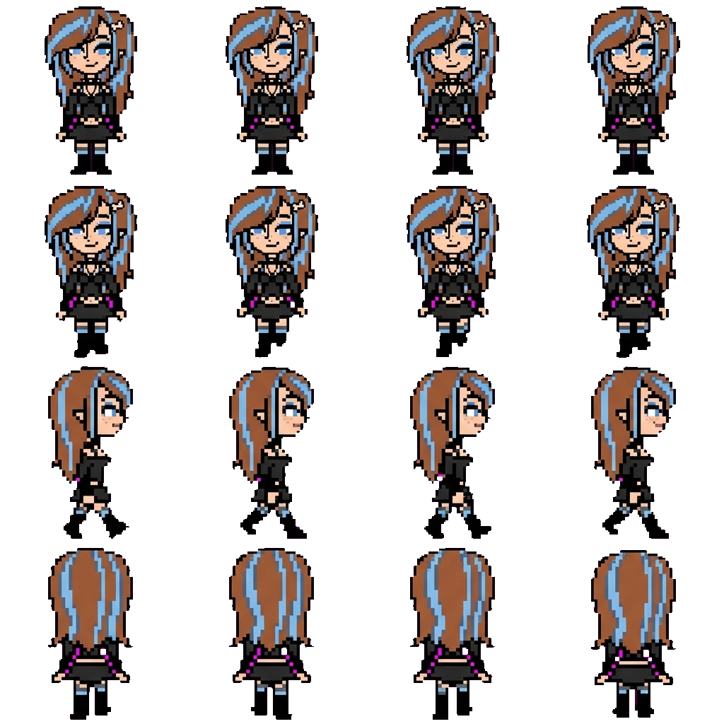 Raven movement sprite