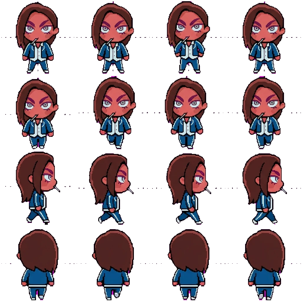 Hyuna movement sprite