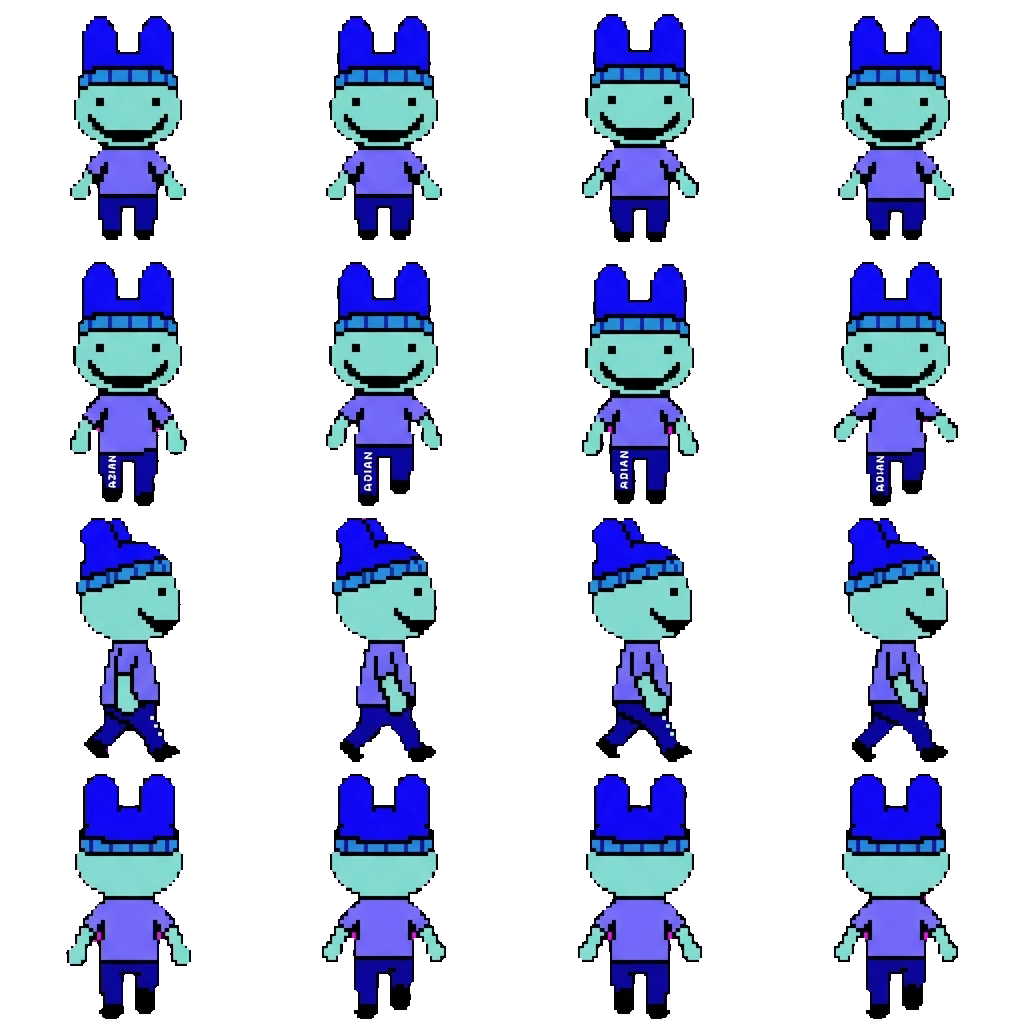 Bintern movement sprite