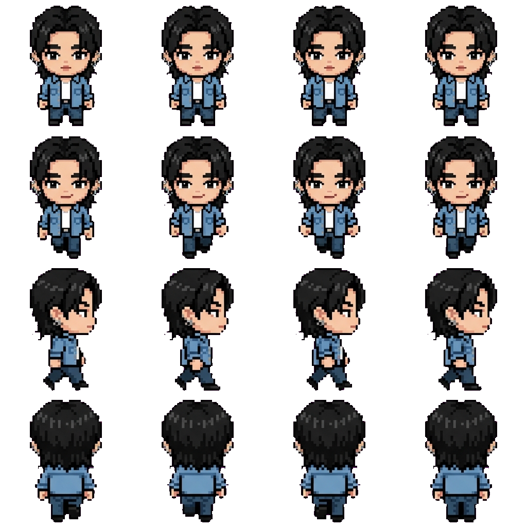 Hyunjin movement sprite