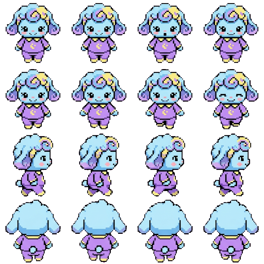 Sleepyping movement sprite