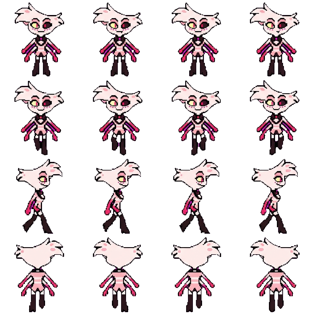 Angel Dust movement sprite