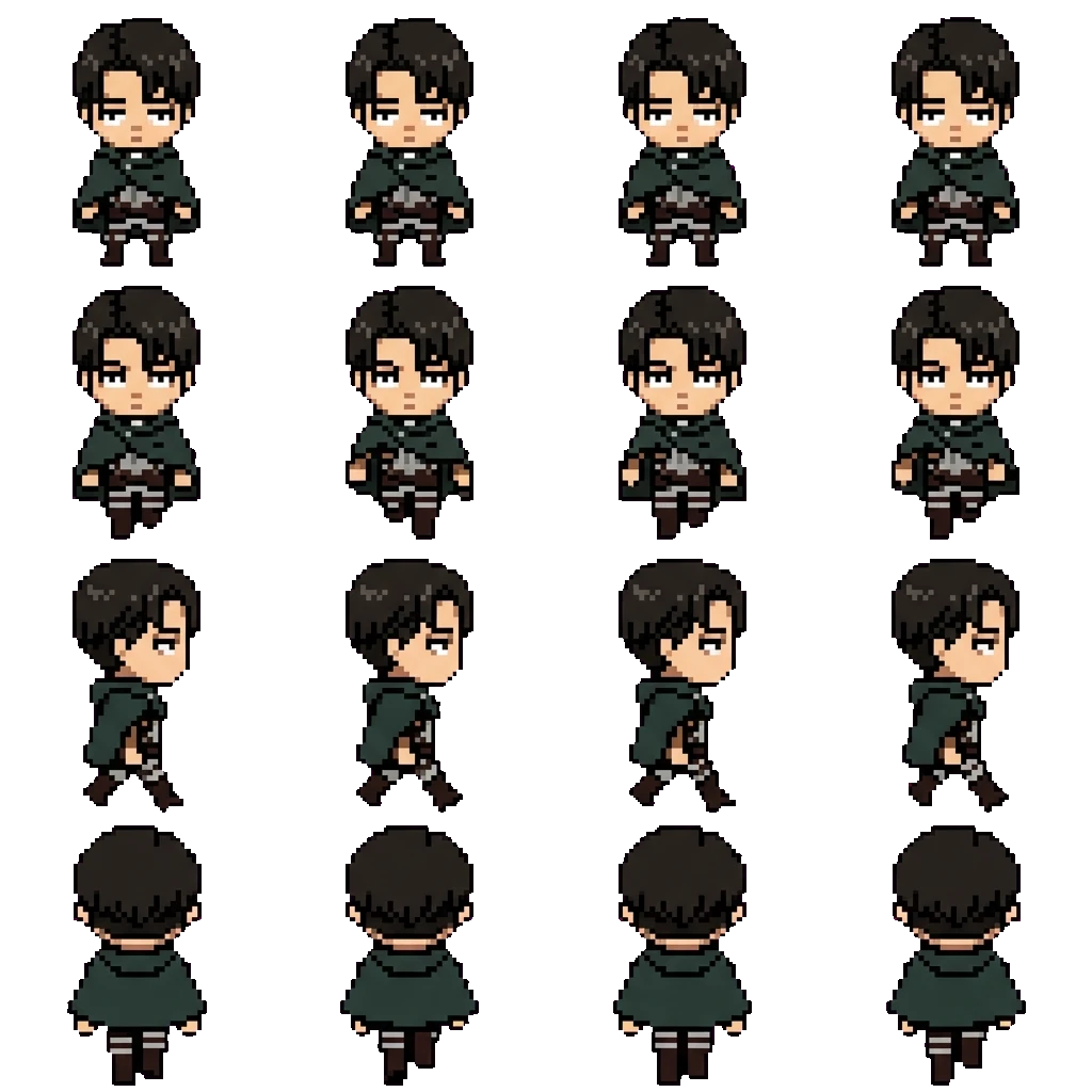 Levi movement sprite