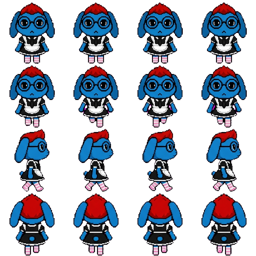 Maid Ron. movement sprite
