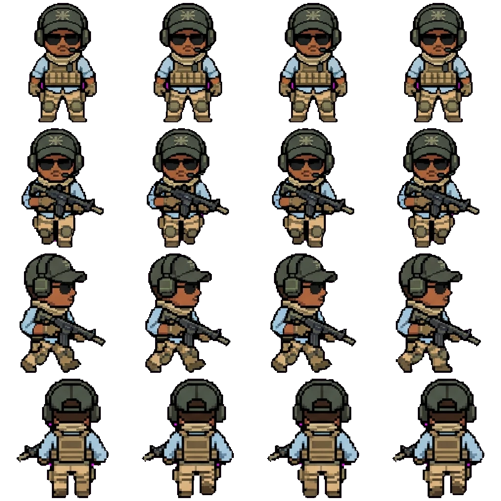 Gaz movement sprite
