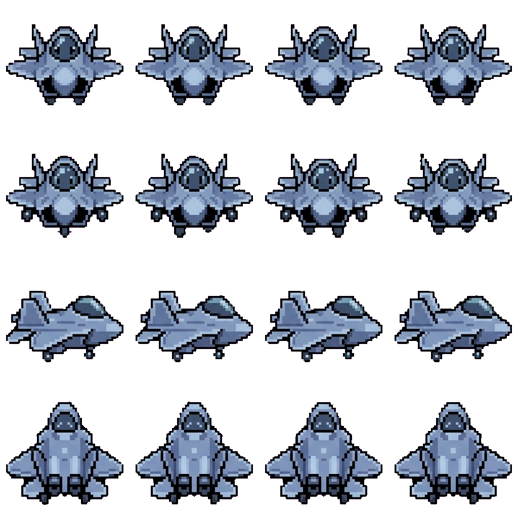 F-22 movement sprite