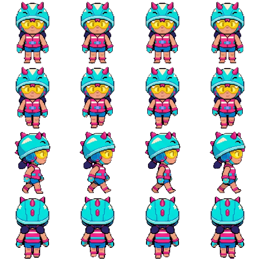 Jacky movement sprite