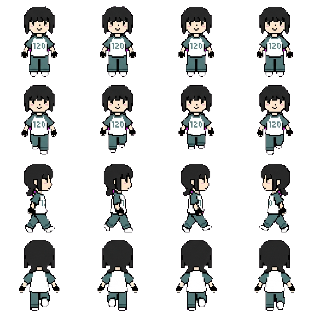 Hyunju movement sprite