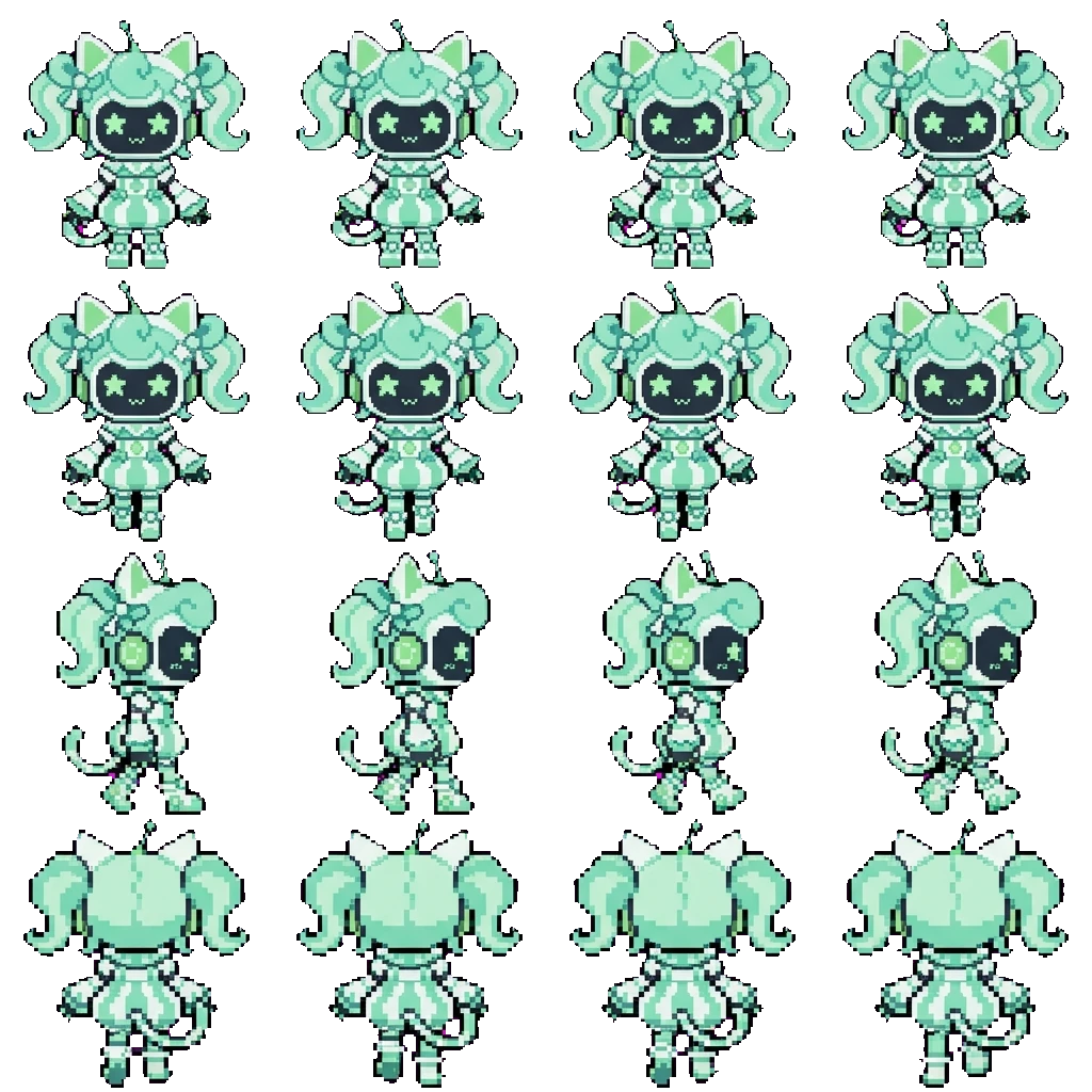 Myomeow movement sprite