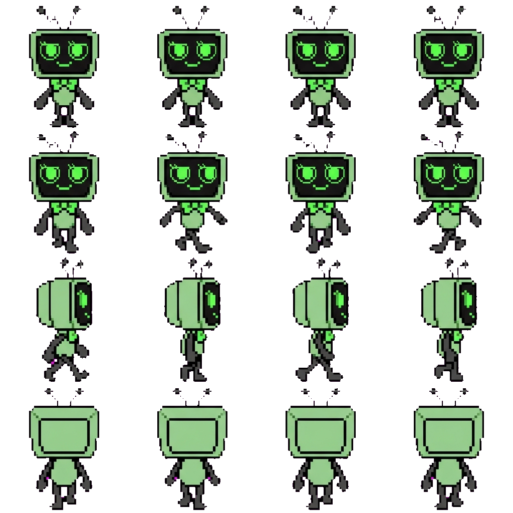 Vee Version 1 movement sprite